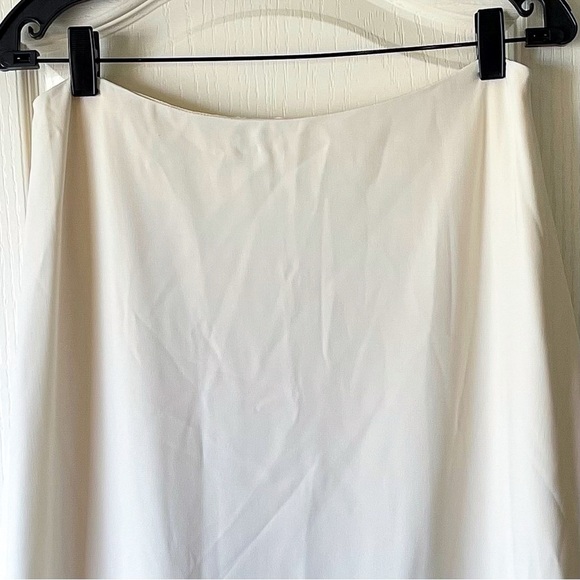 Johanna Ortiz Santuarios Crepe Raffia Midi Skirt Straw Neutral Ecru 10 FAIR - Picture 4 of 11